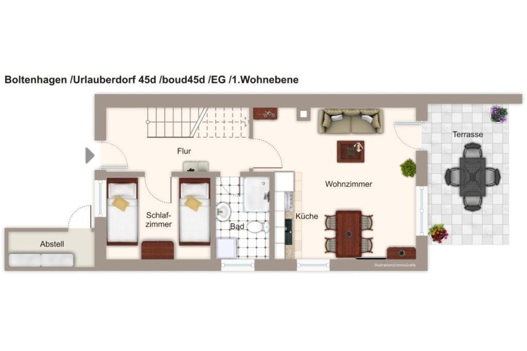 Urlauberdorf Urlauberdorf 45D Βίλα Boltenhagen  Εξωτερικό φωτογραφία